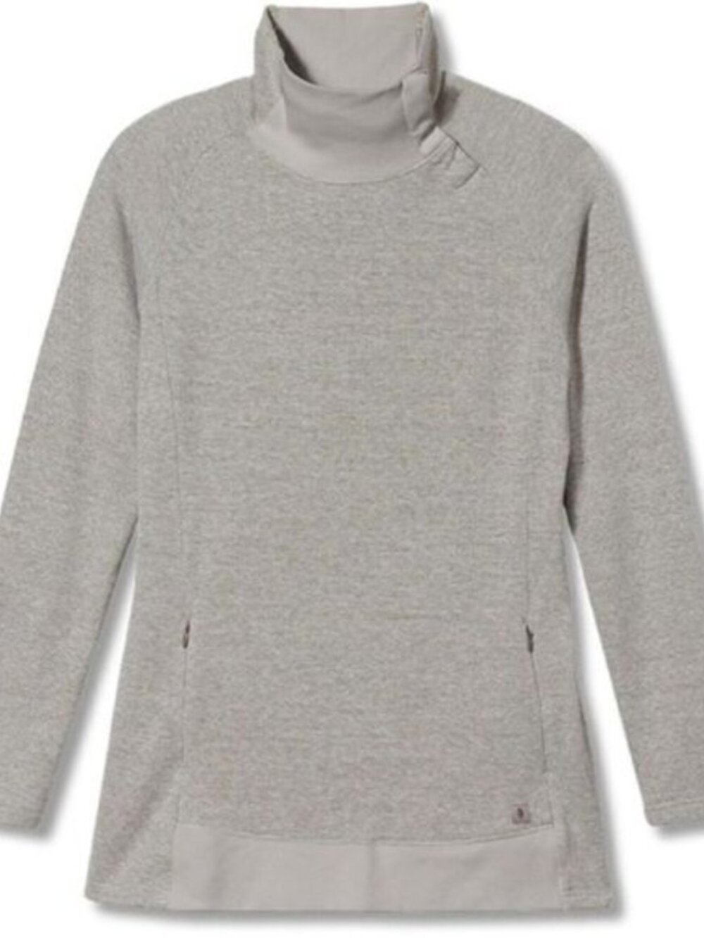 Royal Robbins | Hemp Blend Tunic Sweater | Cowl Neck | Gray XS